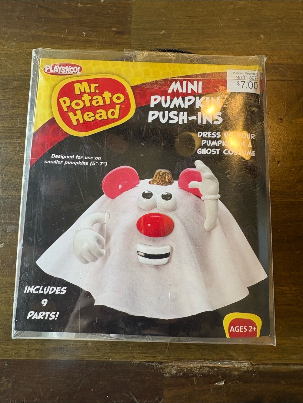 Halloween Mr Potato Head Mini Pumpkin Push In Ghost Costume Vintage Playskool